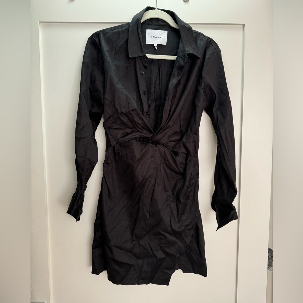 Frame black dress